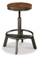 Mesa de comedor Torjin de altura de mostrador y 4 taburetes de bar