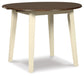 Mesa de comedor Woodanville y 2 sillas