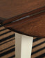 Mesa de comedor Woodanville y 2 sillas