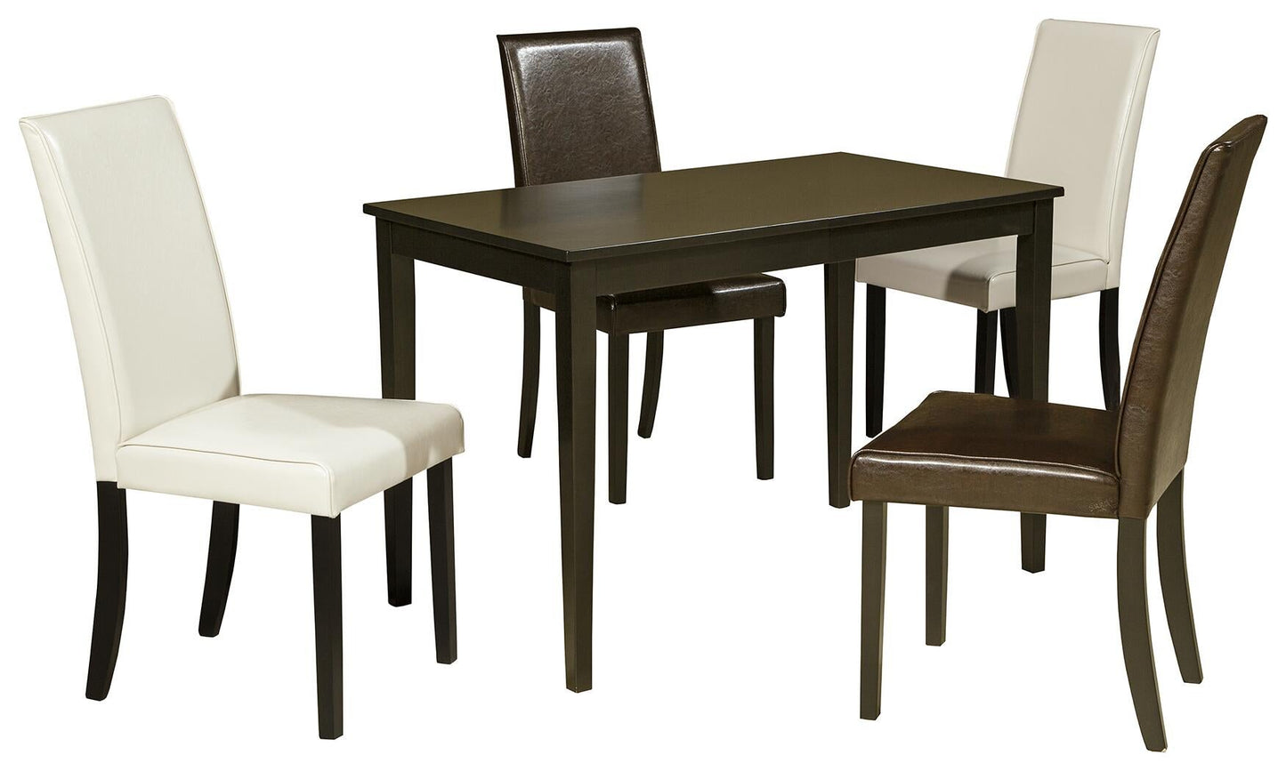 Mesa de comedor Kimonte y 4 sillas