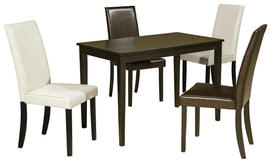 Mesa de comedor Kimonte y 4 sillas