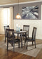 Mesa de comedor Hammis y 4 sillas