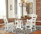 Mesa de comedor Valebeck y 4 sillas