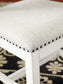 Mesa de comedor Valebeck y 4 sillas