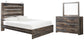 Cama Drystan Queen con cabecero y tocador con espejo