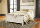 Cama Willowton Queen con cabecero y tocador con espejo
