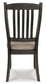 Mesa de comedor Tyler Creek y 6 sillas