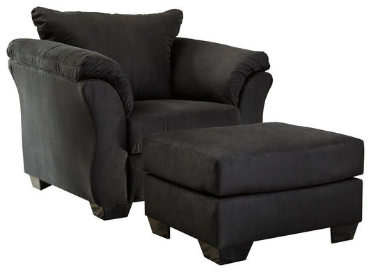 Sillón y otomana Darcy