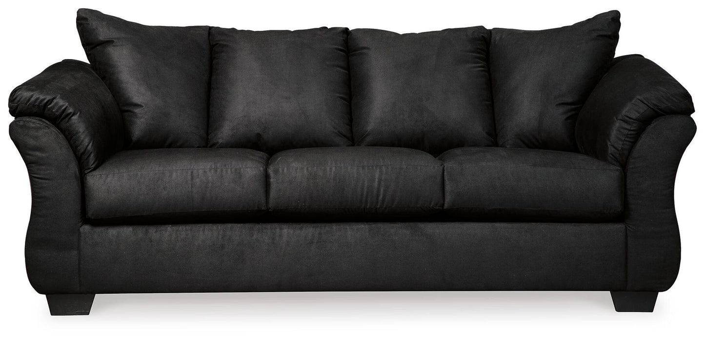 Sofá, sofá de dos plazas, sillón y otomana Darcy
