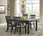 Mesa de comedor Tyler Creek y 6 sillas