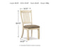 Mesa de comedor Bolanburg y 4 sillas