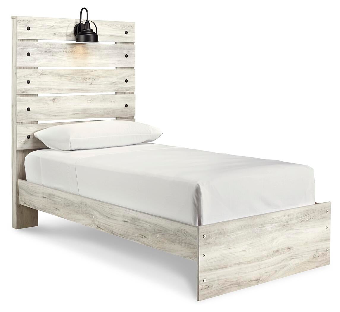 Cama doble con cabecero y tocador con espejo Cambeck