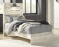 Cama doble Cambeck con tocador con espejo, cómoda y mesita de noche