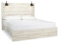 Cama Cambeck de dos camas con cabecero y tocador con espejo