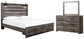 Cama Drystan King con cabecero y almacenaje, y tocador con espejo