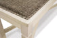 Mesa de comedor Bolanburg con 2 sillas y 2 bancos