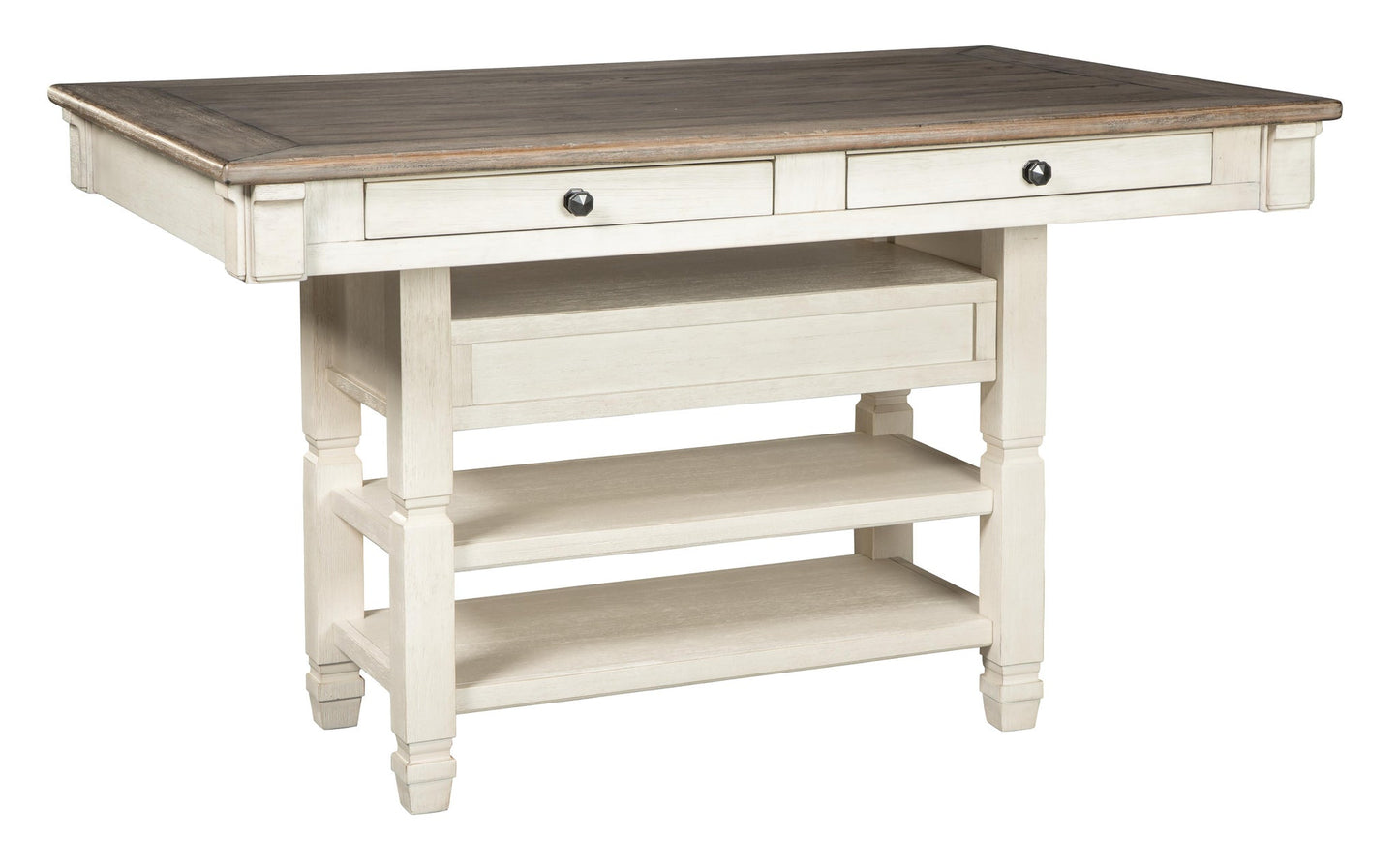 Mesa de comedor Bolanburg de altura de mostrador y 6 taburetes de bar