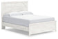 Cama Gerridan tamaño Queen con cabecero, tocador con espejo, cómoda y mesita de noche
