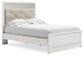 Cama Altyra de dos camas con cabecero y tocador con espejo