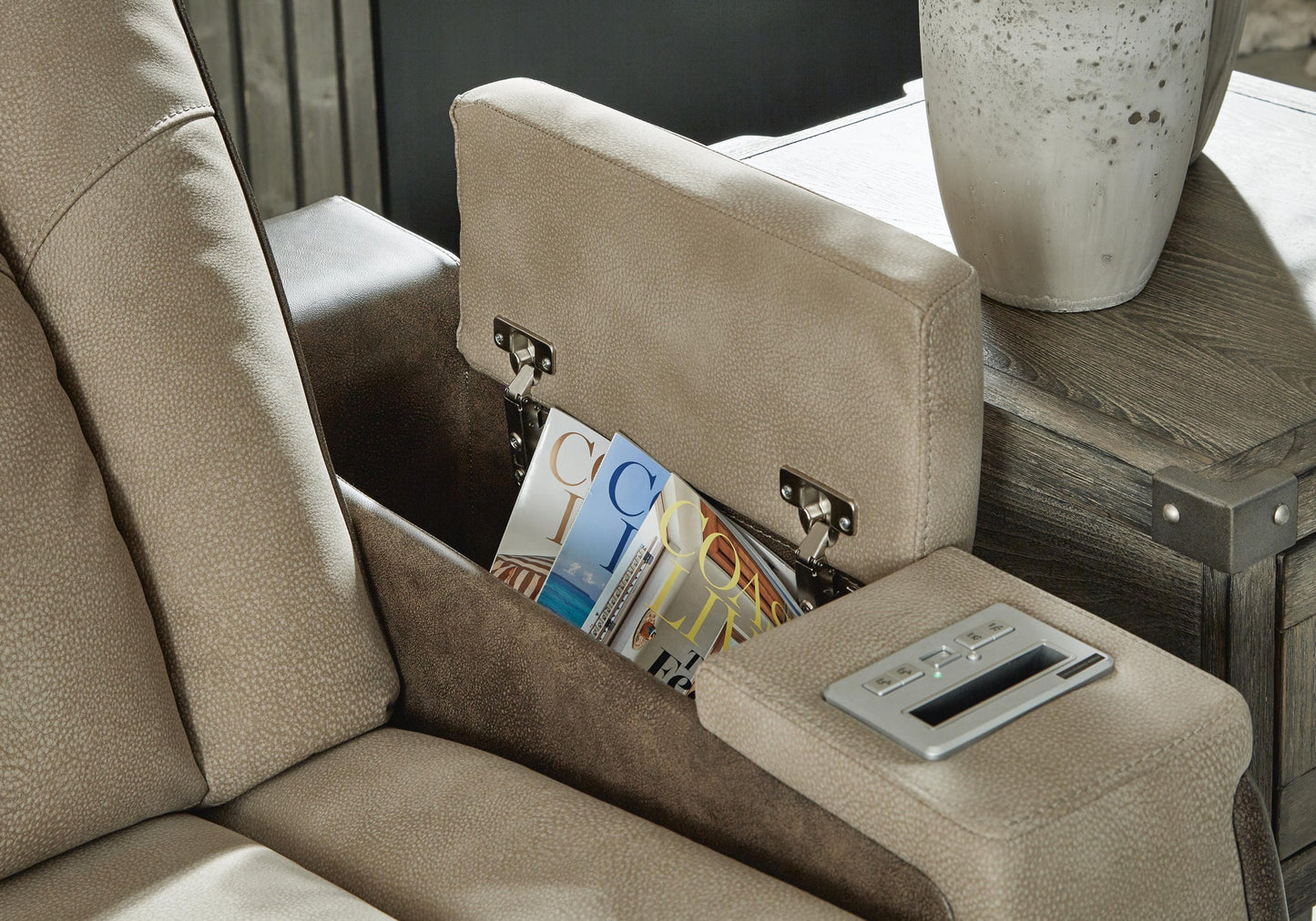 Sofá, sofá de dos plazas y sillón reclinable DuraPella de última generación