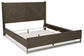 Cama Arkenton King con cabecero y tocador con espejo