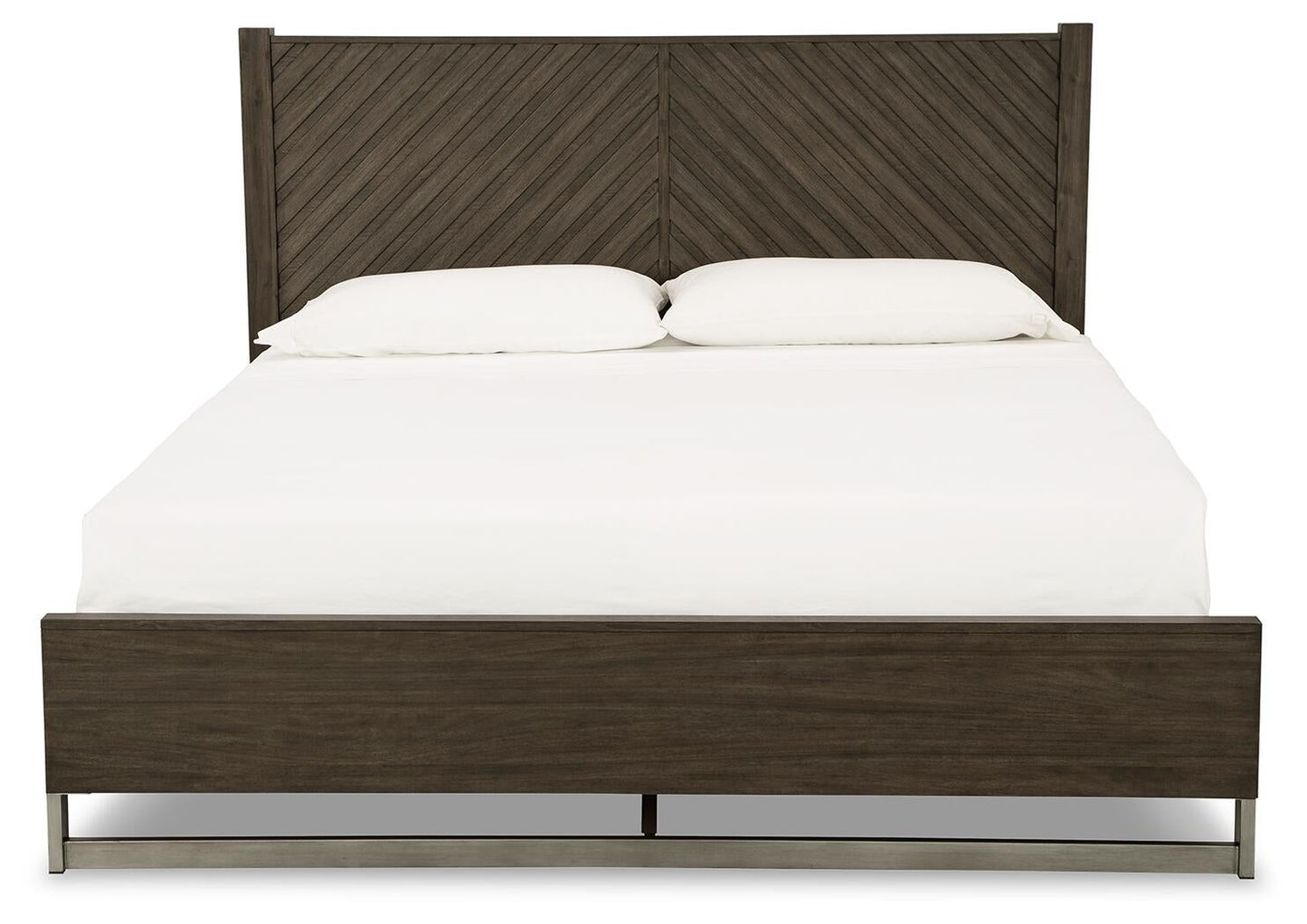 Cama Arkenton King con cabecero y tocador con espejo