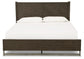 Cama Arkenton King con cabecero y tocador con espejo
