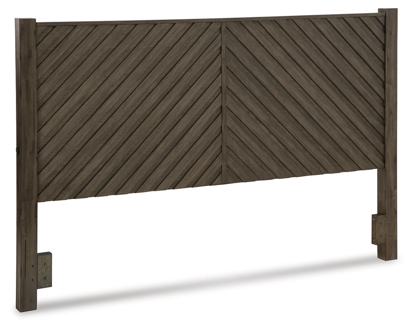 Cama Arkenton King con cabecero y tocador con espejo