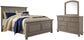 Cama Lettner King con cabecero y tocador con espejo