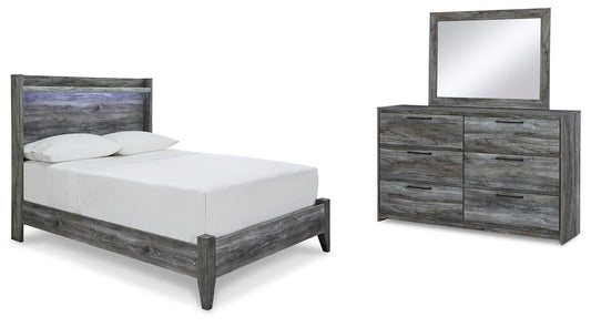 Cama Baystorm de dos camas con cabecero y tocador con espejo