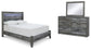 Cama Baystorm de dos camas con cabecero y tocador con espejo