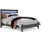 Cama Baystorm tamaño Queen con cabecero y tocador con espejo