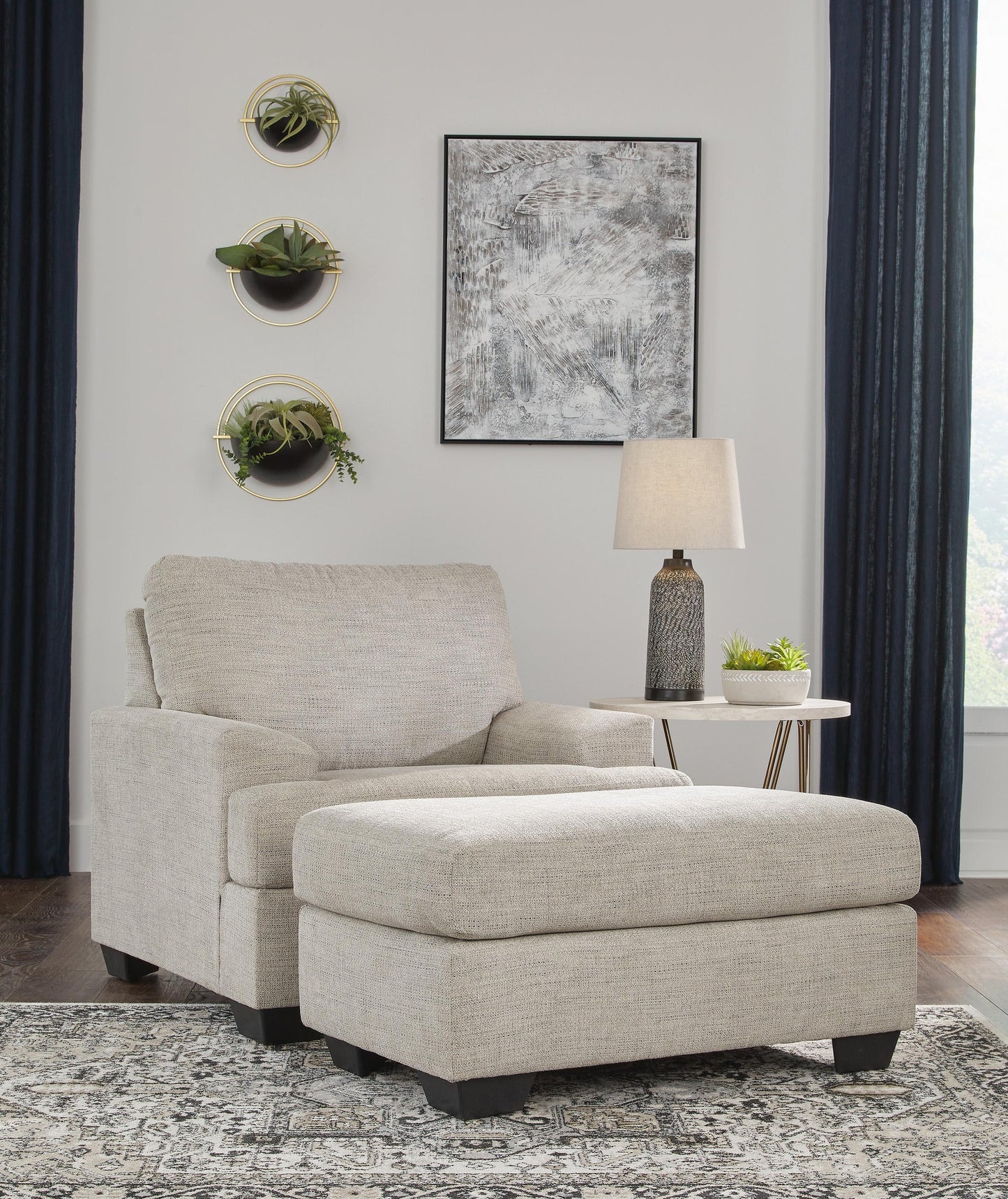 Sillón y otomana Vayda