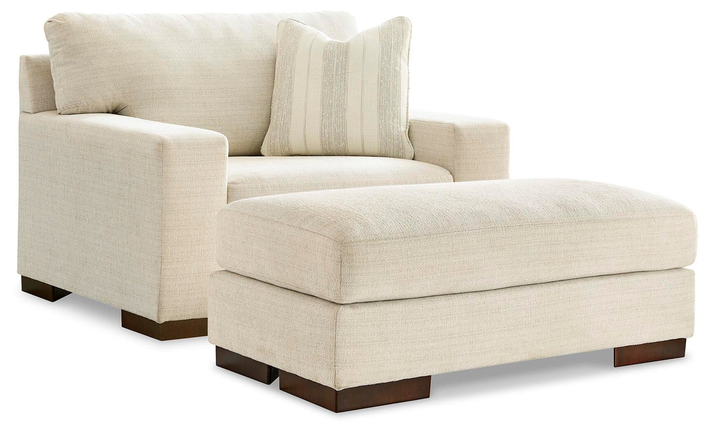 Sillón y otomana Maggie