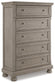 Lettner Queen Panel Bed with Mirrored Dresser, Chest and Nightstand