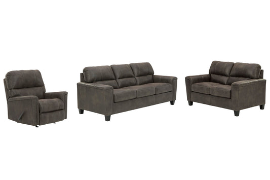 Sofá, sofá de dos plazas y sillón reclinable Navi