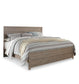 Cama Culverbach King con cabecero y tocador con espejo