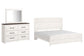 Cama Gerridan King con cabecero y tocador con espejo