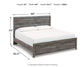 Cama Bronyan King con cabecero y tocador con espejo