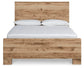Cama Hyanna King con cabecero y tocador con espejo