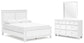 Cama Fortman Queen con cabecero y tocador con espejo