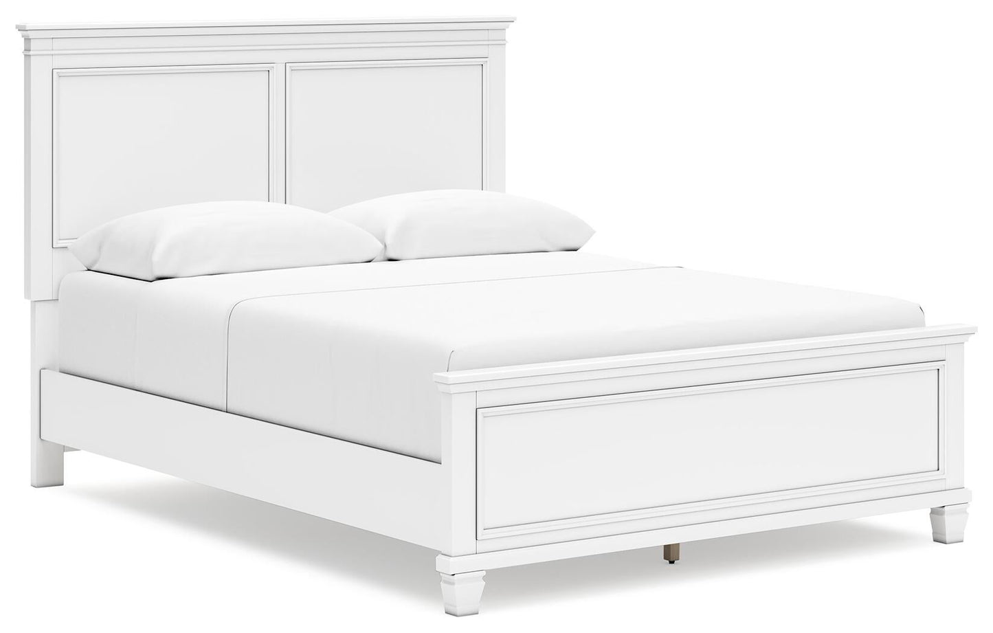 Cama Fortman Queen con cabecero y tocador con espejo