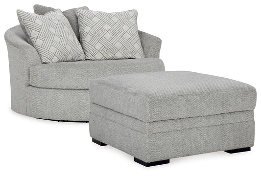 Sillón y otomana Casselbury