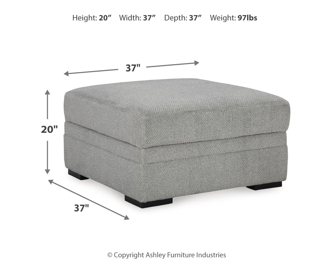 Sillón y otomana Casselbury