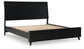 Cama Danziar King con cabecero y tocador con espejo
