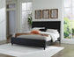 Cama Danziar King con cabecero y tocador con espejo