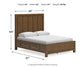 Cama Caballín Queen Caballín con Almacenamiento y Tocador con Espejo
