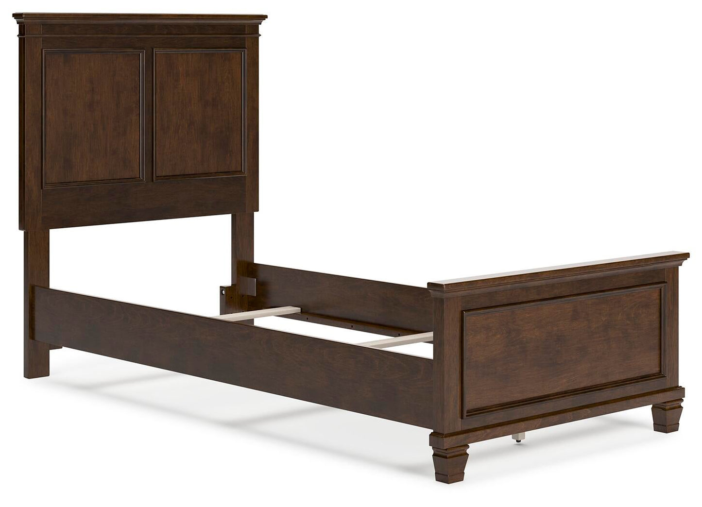 Cama doble Danabrin con tocador con espejo, cómoda y mesita de noche