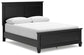 Cama Lanolee Queen con cabecero y tocador con espejo