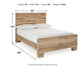 Cama Hyanna de dos camas con cabecero y tocador con espejo